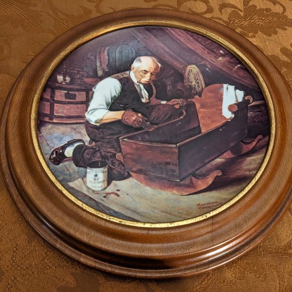 Norman Rockwell commemorative plate - Picture 1 of 4